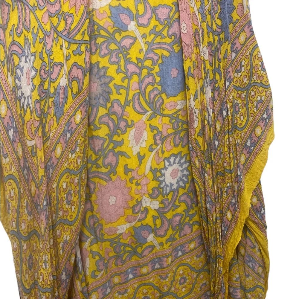 Free People Yellow Floral Beach Cover-Up - Picture 3 of 5